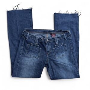 BONGO lace up detail jeans